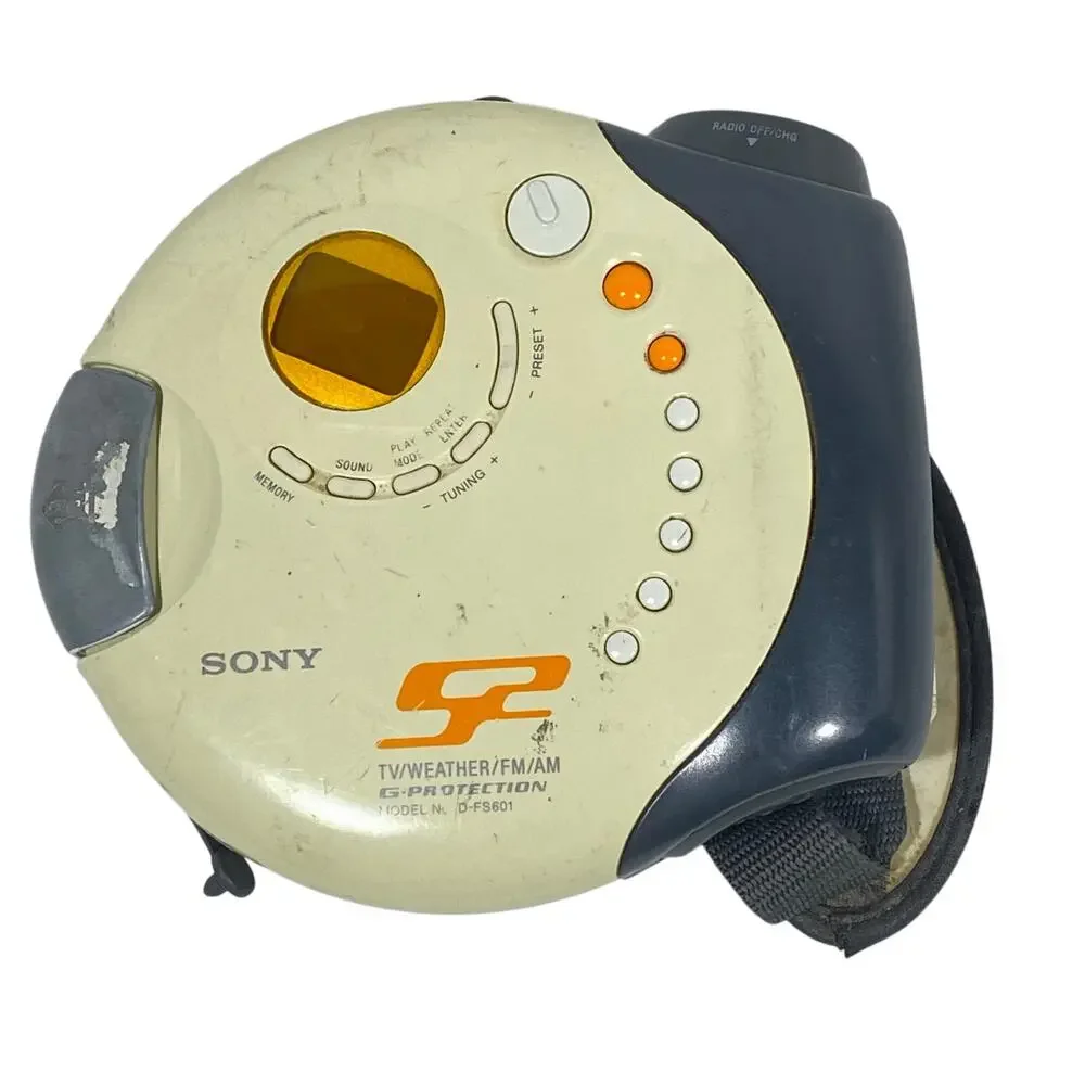 Sony Sports S2 CD Walkman Discman D-FS601 Portable CD Player PARTS ONLY